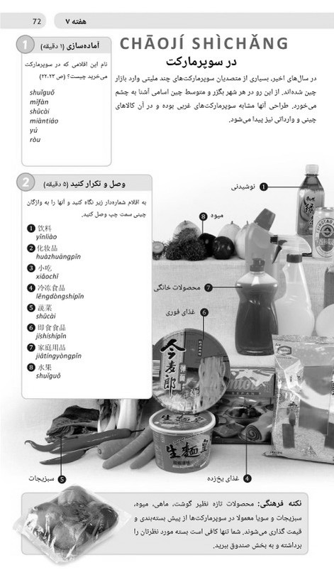 کتاب چینی ماندارین در 15 دقیقه (سیاه و سفید)