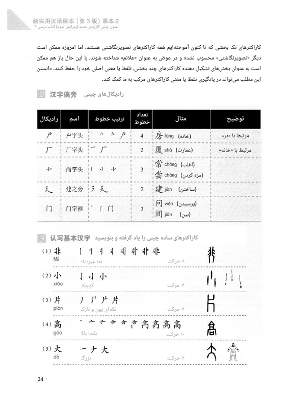 کتاب چینی نیوپرکتیکال چاینیز ریدر 2 (ویرایش سوم) (سیاه و سفید)