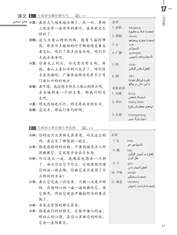 کتاب زبان چینی دوره استاندارد HSK 4 (ترجمه فارسی) (سیاه و سفید)