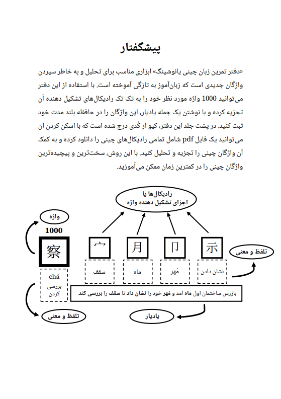 دفترهای زبان چینی یائوشینگ
